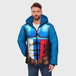 Куртка зимняя мужская Капитан Россия, цвет: 3D-светло-серый — фото 2