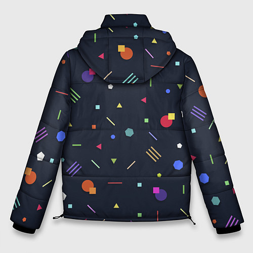 Мужская зимняя куртка Clublife Geometry / 3D-Черный – фото 2