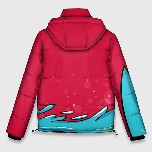 Мужская зимняя куртка CS:GO Water Elemental / 3D-Черный – фото 2