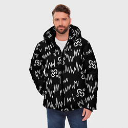 Куртка зимняя мужская Chemical Brothers: Pattern, цвет: 3D-черный — фото 2