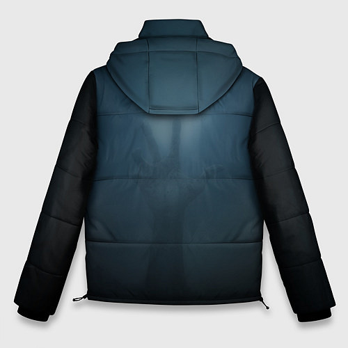 Мужская зимняя куртка Рука зомби / 3D-Черный – фото 2
