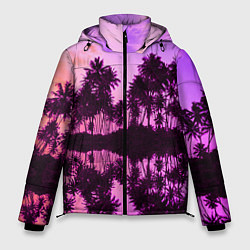 Куртка зимняя мужская Hawaii dream, цвет: 3D-черный