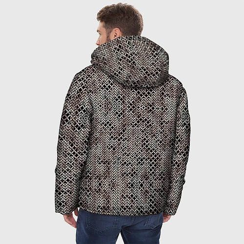 Мужская зимняя куртка Кольчуга / 3D-Светло-серый – фото 4