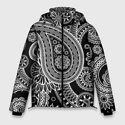 Куртка зимняя мужская Paisley, цвет: 3D-черный