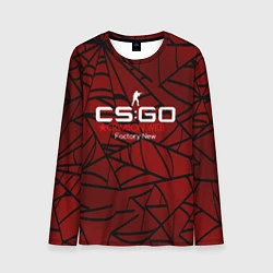 Лонгслив мужской Cs:go - Crimson Web Style Factory New Кровавая пау, цвет: 3D-принт