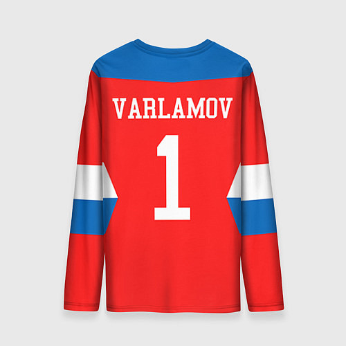 Мужской лонгслив Сборная РФ: #1 VARLAMOV / 3D-принт – фото 2