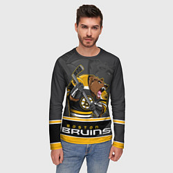 Лонгслив мужской Boston Bruins, цвет: 3D-принт — фото 2