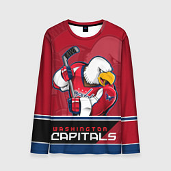 Лонгслив мужской Washington Capitals, цвет: 3D-принт