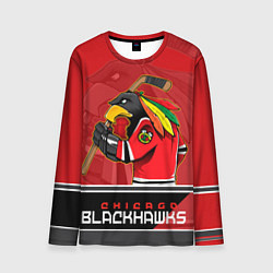 Лонгслив мужской Chicago Blackhawks, цвет: 3D-принт