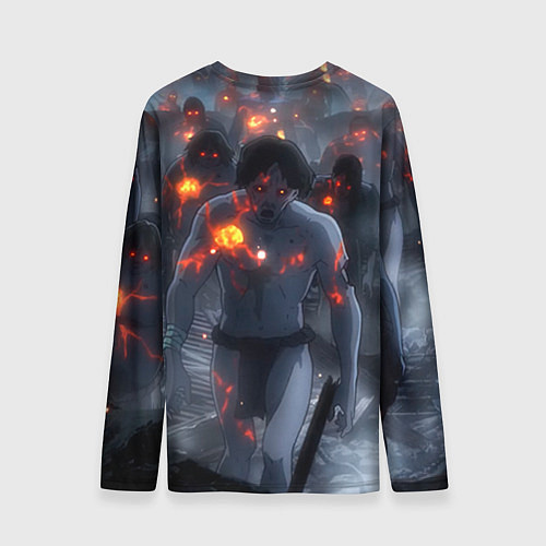 Мужской лонгслив Темные силы / 3D-принт – фото 2