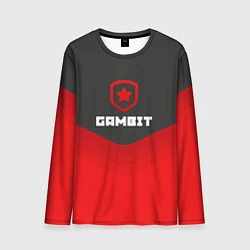 Лонгслив мужской Gambit Gaming Uniform, цвет: 3D-принт