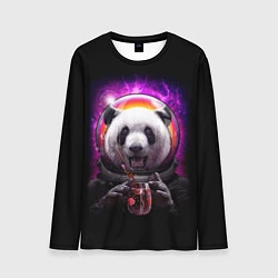 Мужской лонгслив Panda Cosmonaut