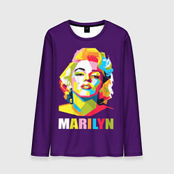 Лонгслив мужской Marilyn Monroe, цвет: 3D-принт