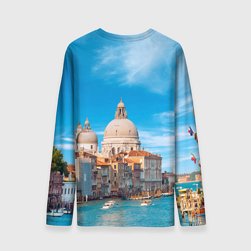 Мужской лонгслив Венеция - архитектура / 3D-принт – фото 2
