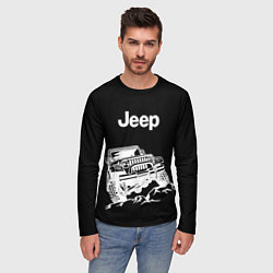 Лонгслив мужской Jeep, цвет: 3D-принт — фото 2
