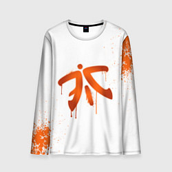 Лонгслив мужской Fnatic: White collection, цвет: 3D-принт