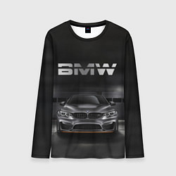 Мужской лонгслив BMW серебро