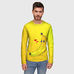 Лонгслив мужской Just Banana (Yellow), цвет: 3D-принт — фото 2
