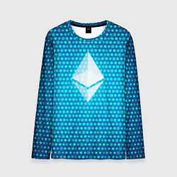 Мужской лонгслив Blue Ethereum