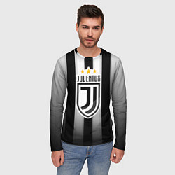 Лонгслив мужской Juventus FC: New logo, цвет: 3D-принт — фото 2