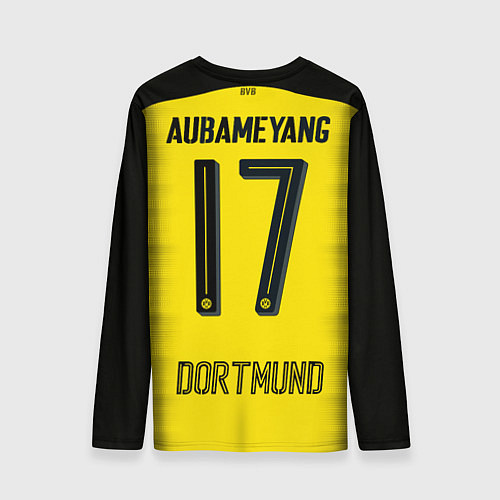 Мужской лонгслив BVB FC: Aubameyang Away 17/18 / 3D-принт – фото 2