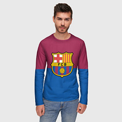 Лонгслив мужской Barcelona FC: Duo Color, цвет: 3D-принт — фото 2