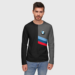 Лонгслив мужской BMW БМВ, цвет: 3D-принт — фото 2