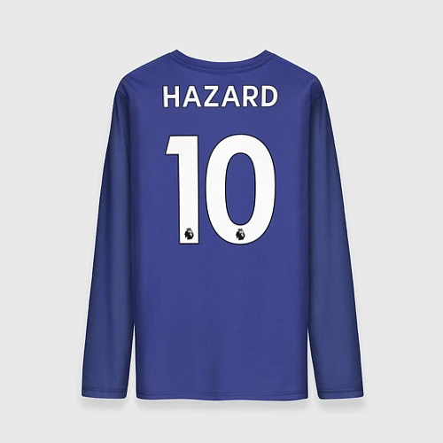 Мужской лонгслив Chelsea FC: Hazard Home 17/18 / 3D-принт – фото 2