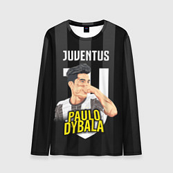 Лонгслив мужской FC Juventus: Paulo Dybala, цвет: 3D-принт