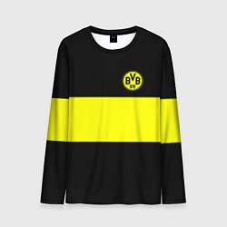 Лонгслив мужской Borussia 2018 Black and Yellow, цвет: 3D-принт