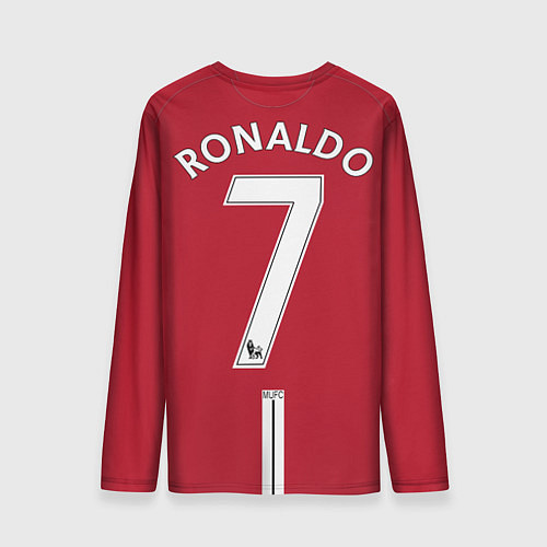 Мужской лонгслив C Ronaldo retro 2008 / 3D-принт – фото 2