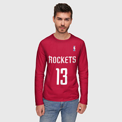Лонгслив мужской Rockets: Houston 13, цвет: 3D-принт — фото 2