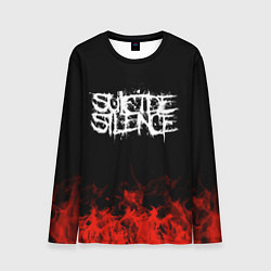 Лонгслив мужской Suicide Silence: Red Flame, цвет: 3D-принт