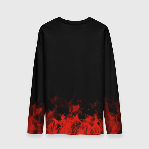 Мужской лонгслив The Pretty Reckless: Red Flame / 3D-принт – фото 2