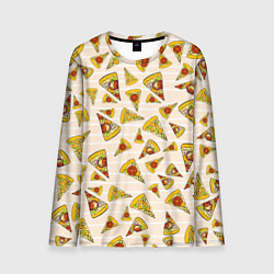 Лонгслив мужской Pizza Love, цвет: 3D-принт