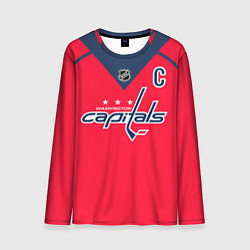 Мужской лонгслив Washington Capitals: Ovechkin Red