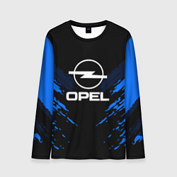 Лонгслив мужской Opel: Blue Anger, цвет: 3D-принт