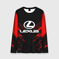 Лонгслив мужской Lexus: Red Anger, цвет: 3D-принт