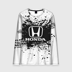 Мужской лонгслив Honda: Black Spray