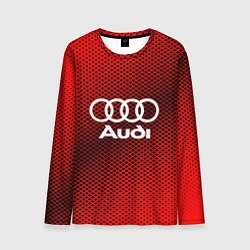 Мужской лонгслив Audi: Red Carbon