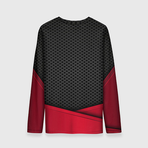 Мужской лонгслив Yamaha: Grey Carbon / 3D-принт – фото 2