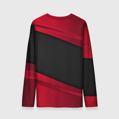 Мужской лонгслив Opel: Red Sport / 3D-принт – фото 2