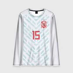 Лонгслив мужской Ramos Away WC 2018, цвет: 3D-принт