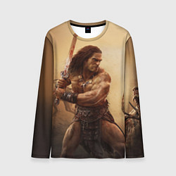 Лонгслив мужской Конан-варвар, цвет: 3D-принт