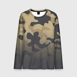 Лонгслив мужской Camouflage Khaki, цвет: 3D-принт