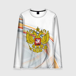 Лонгслив мужской Россия необъятная, цвет: 3D-принт