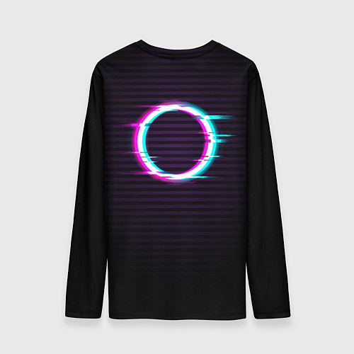 Мужской лонгслив Глич-кольцо / 3D-принт – фото 2