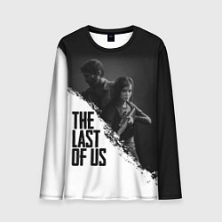 Лонгслив мужской The Last of Us: White & Black, цвет: 3D-принт