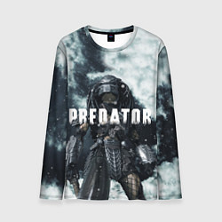 Лонгслив мужской Winter Predator, цвет: 3D-принт