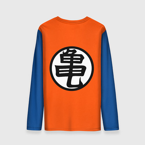 Мужской лонгслив DBZ: Kame Senin Kanji Emblem / 3D-принт – фото 2